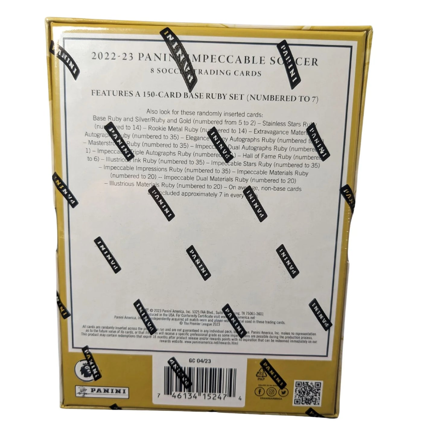 Panini Impeccable 2022/23 Soccer Hobby Box TMALL