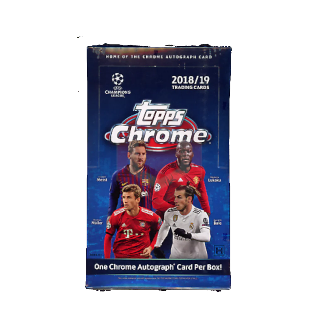 Topps Chrome 2018/19 UEFA Champions League Soccer Hobby Box