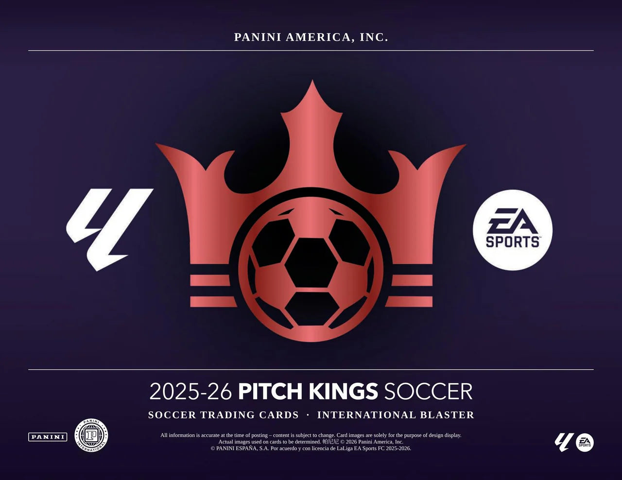 Panini Pitch Kings Soccer 2025-26 Blaster Box
