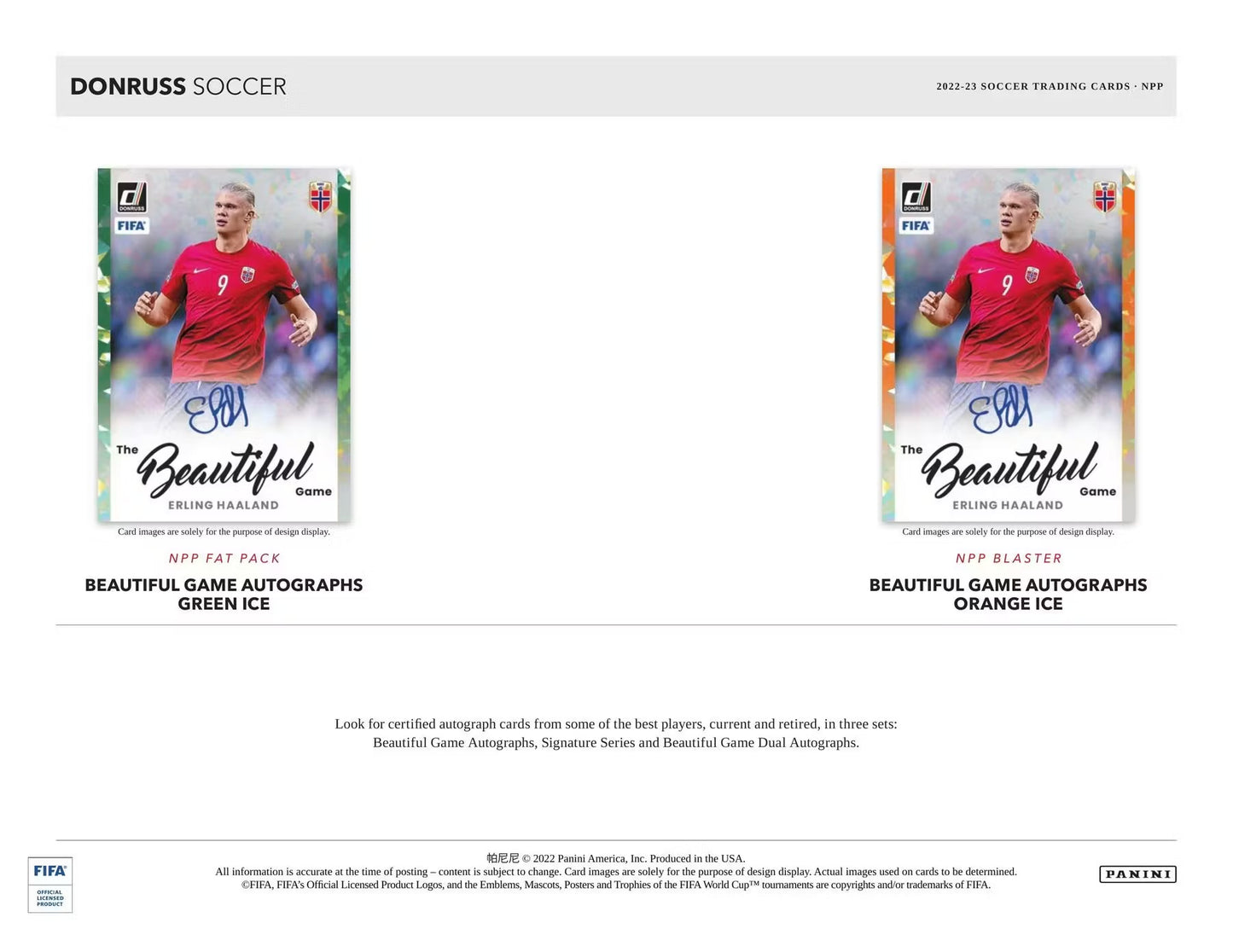 Panini Donruss 2022/23 Soccer Jumbo Value 12-Pack Box