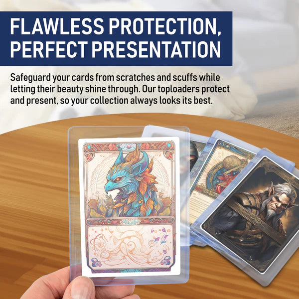 Invested Alliance Premium Toploaders for Cards | Hard Card Sleeves. Trading Card Protectors. ...