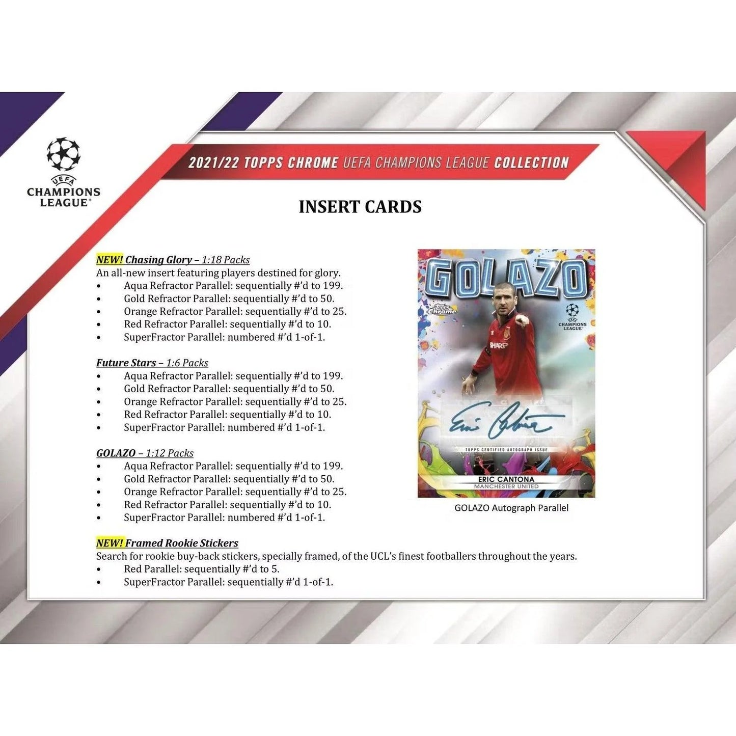 2021-22 Topps Chrome UEFA Champions League Soccer Hobby Box