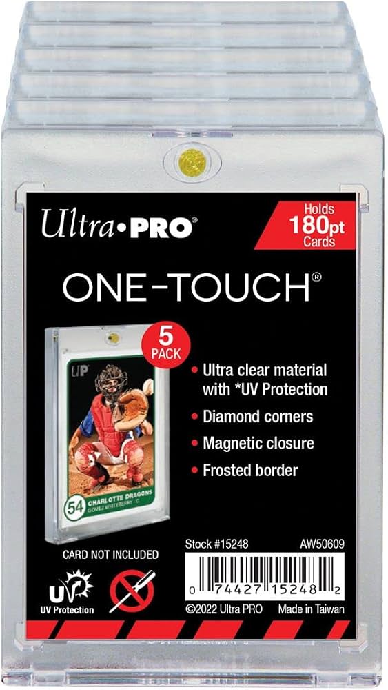 ULTRA PRO: CARD HOLDER - MAGNETIC 180 POINT (5 Pack)