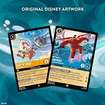 Azurite Sea Illumineers Trove Set Disney Lorcana Trading Card Game TCG Cards