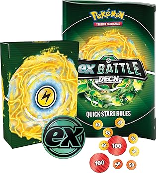 Pokemon TCG Tapu Koko EX & Iron Leaves EX Battle Deck Bundle - One of each pack