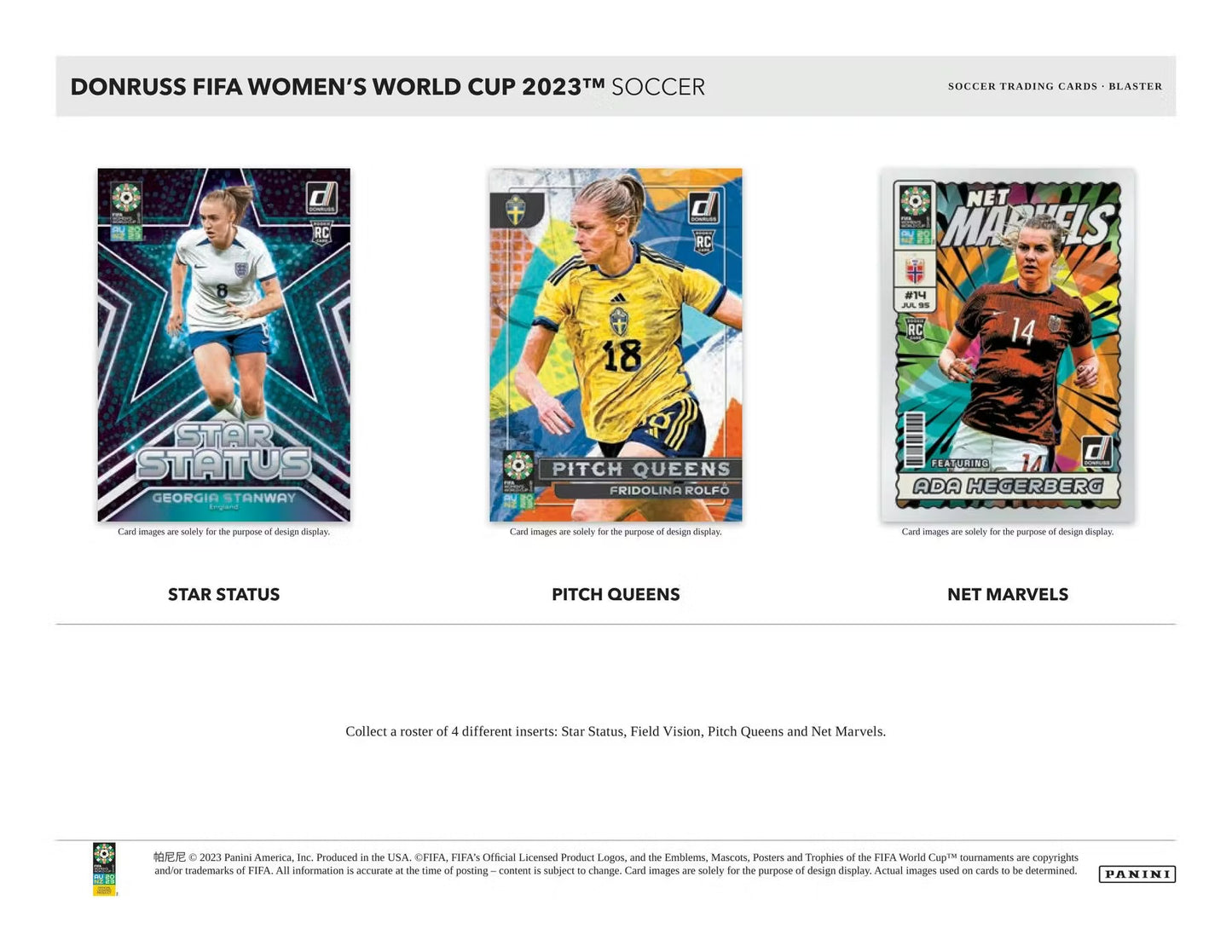 Panini Donruss Soccer 2023 FIFA Women's World Cup Blaster Box