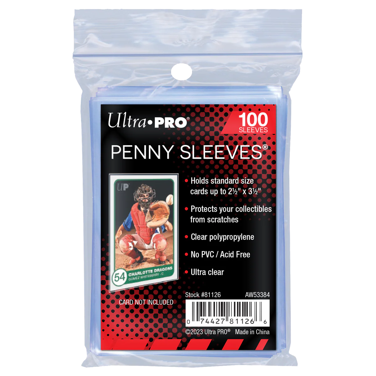 ULTRA PRO: PENNY SLEEVE: SOFT SLEEVE (100CT)