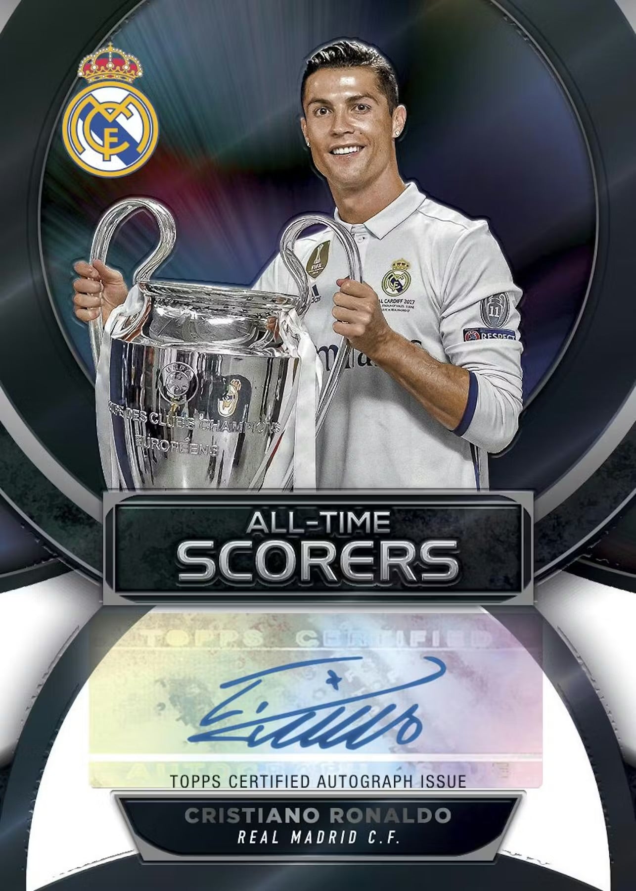 Topps Chrome UEFA Club Competitions 2023/24 Soccer Blaster Box