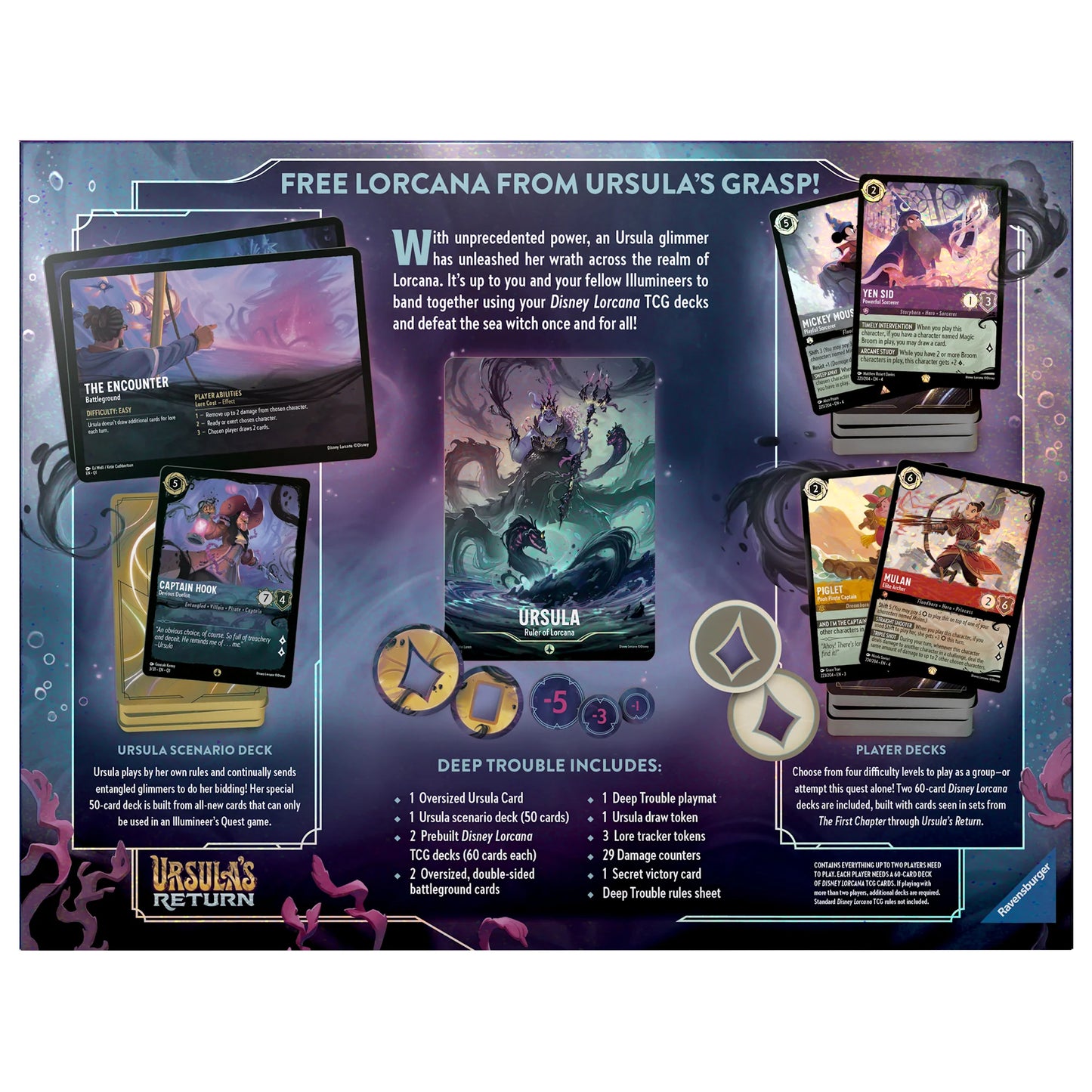 Disney Lorcana TCG: Ursula's Return Illumineer's Quest - Deep Trouble Gift Set