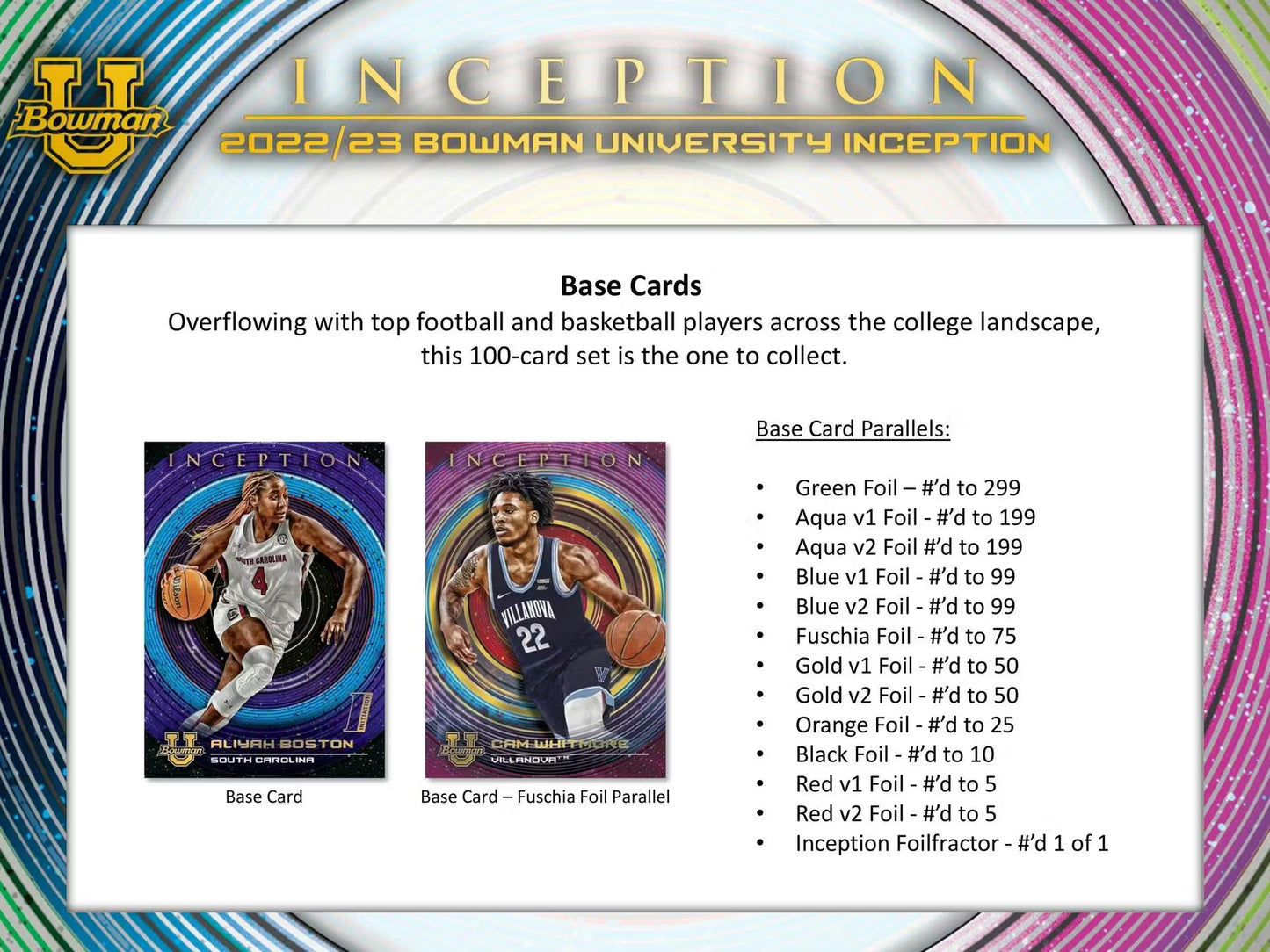 Topps Bowman University Inception 2022/23 Hobby Box