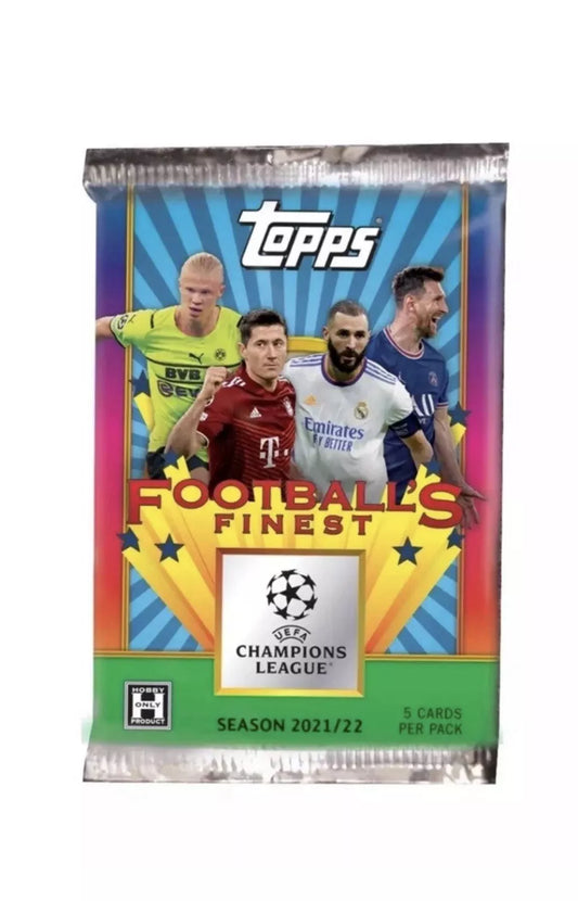 Topps 2021-2022 UEFA Champions League Finest Flashbacks - Single Pack