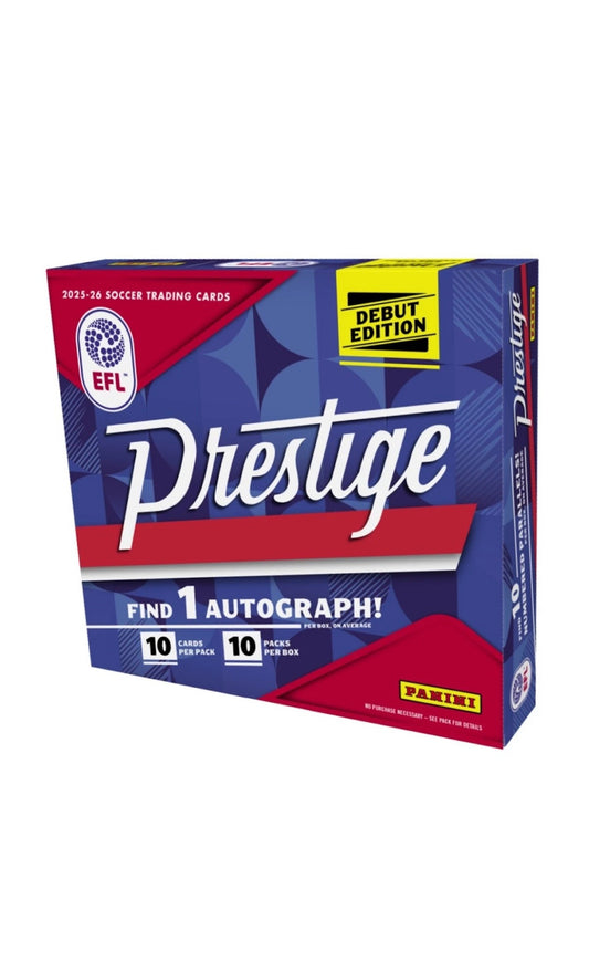 2025/26 Panini Prestige EFL Soccer Hobby Preferred