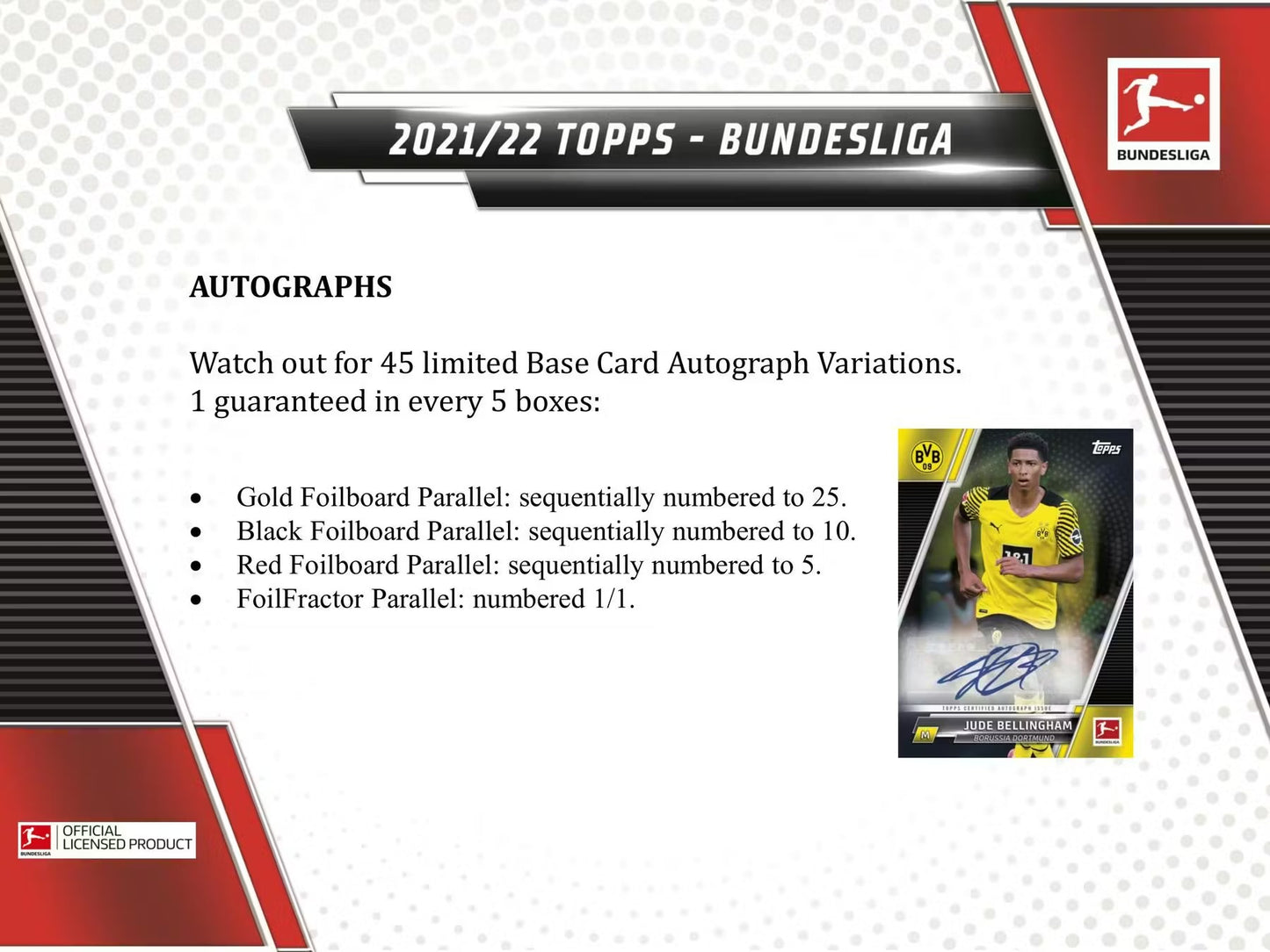 Topps Bundesliga 2021/22 Soccer Hobby Box