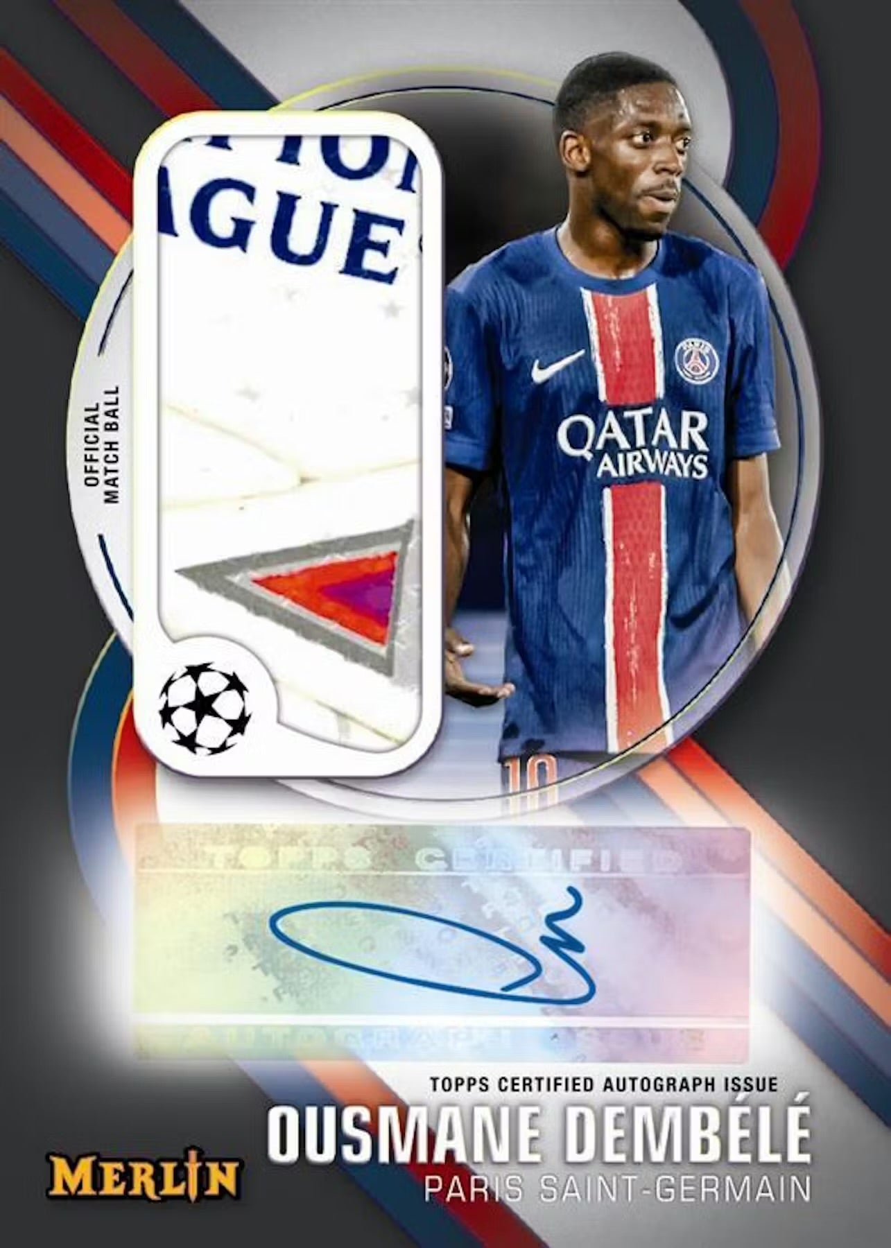 2024/25 Topps Chrome Merlin UEFA Club Competitions Soccer 7-Pack Blaster Box