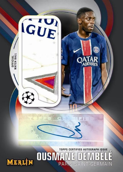 2024/25 Topps Chrome Merlin UEFA Club Competitions Soccer 7-Pack Blaster Box