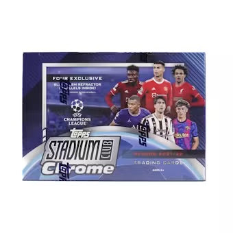 Topps Stadium Club Chrome 2021/22 UEFA Champions League Soccer Mega Box