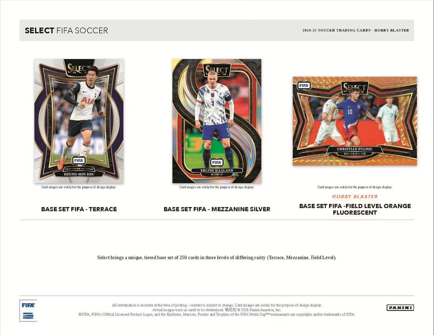 Panini Select 2024/25 FIFA Soccer Blaster Hobby Box