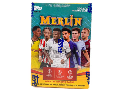 Topps Merlin Chrome UEFA Club Competitions 2022/23 Soccer Blaster Box