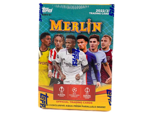 Topps Merlin Chrome UEFA Club Competitions 2022/23 Soccer Blaster Box