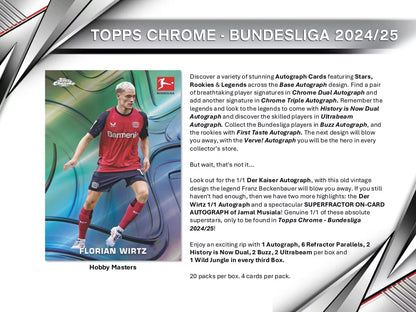 Topps Chrome Bundesliga 2024/25 Soccer Hobby Box