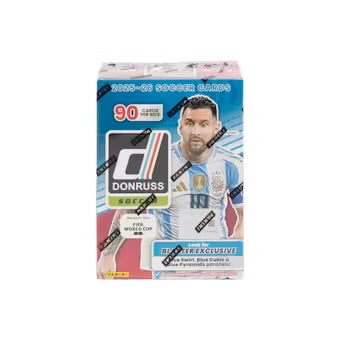 Panini Donruss 2025/26Road to FIFA World Cup Soccer Blaster Box (Blue Parallels!)