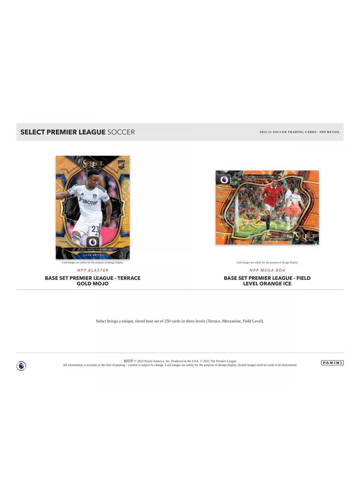 Panini Select Premier League EPL 2022/23 Soccer Mega Box