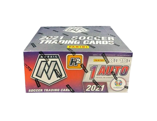 2020-21 Panini Mosaic EURO Soccer UEFA Hobby Hybrid Box