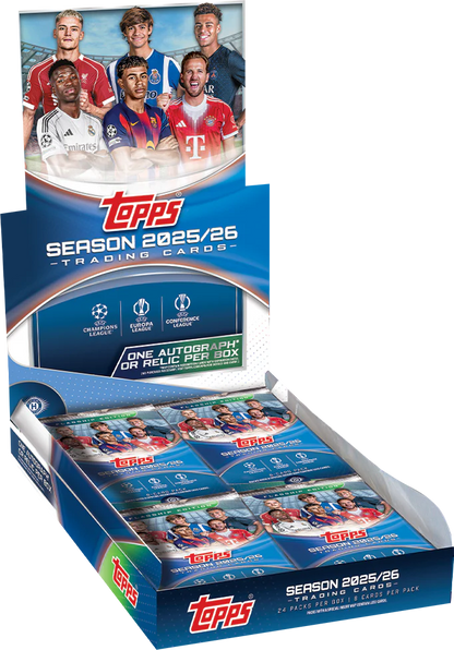 Topps 2025-26 UEFA Club Competitions - Hobby Box