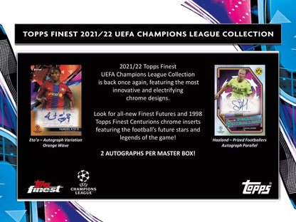 Topps Finest 2021/22 UEFA Champions League Soccer Hobby Box