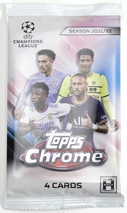 Topps Chrome UEFA Champions League 2021/22 Soccer Hobby Lite Box