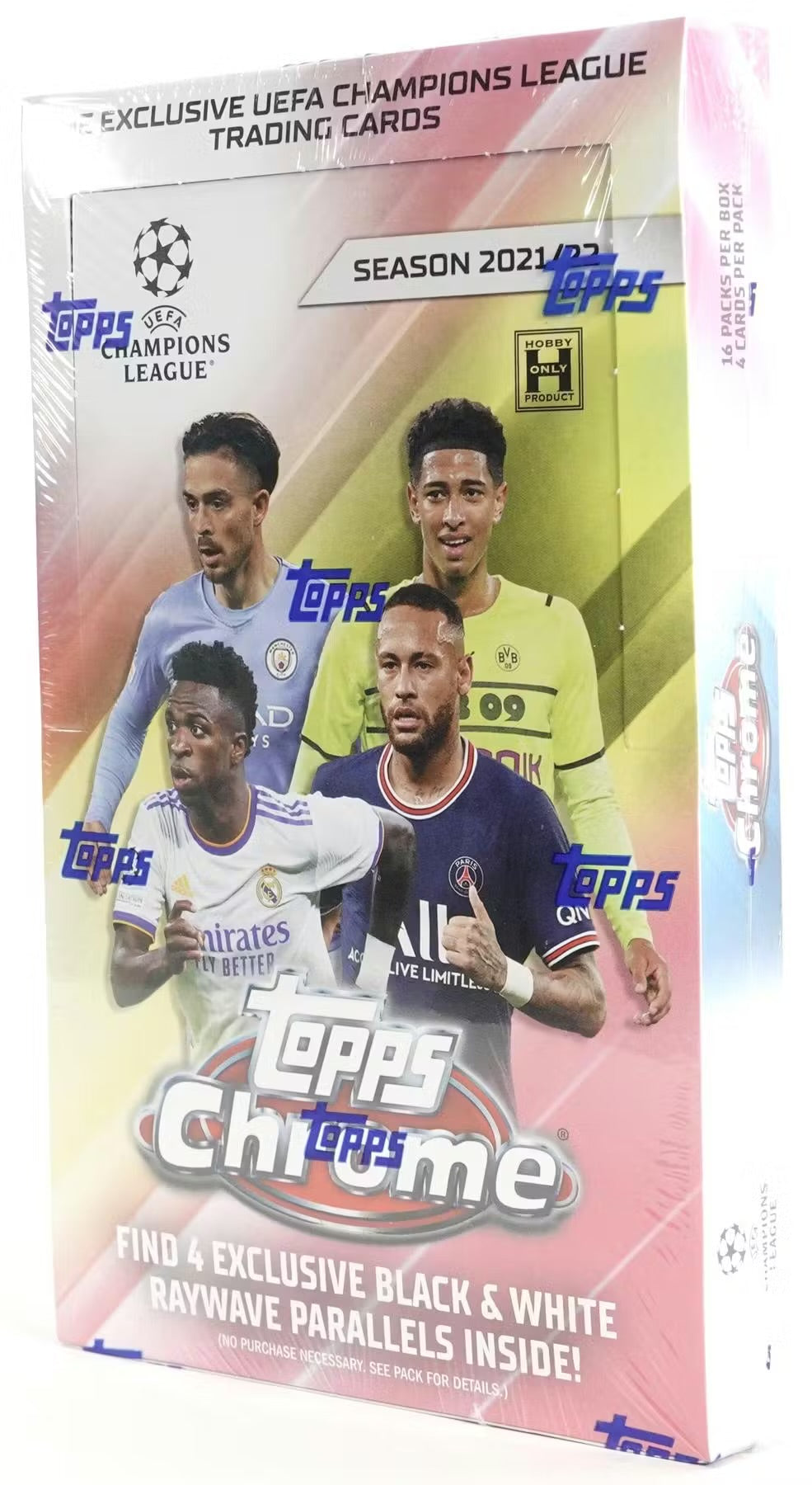 Topps Chrome UEFA Champions League 2021/22 Soccer Hobby Lite Box