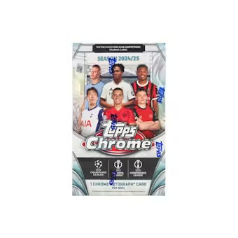 Topps Chrome 2024/25 UEFA Club Competitions Soccer Hobby Box