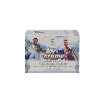 2024/25 Topps Chrome UEFA Women's Champions League Soccer 7-Pack Blaster Box
