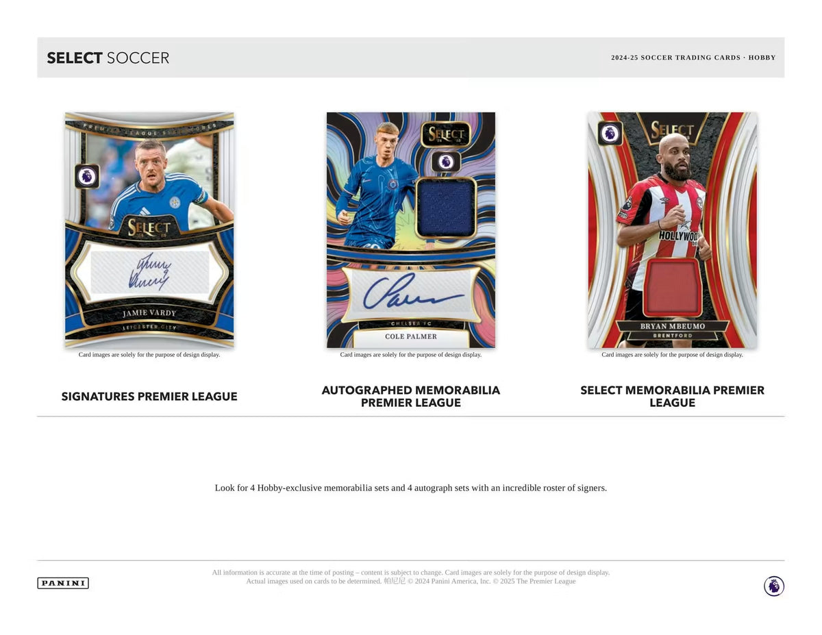 Panini Select 2024/25 Premier League EPL Soccer Hobby Box