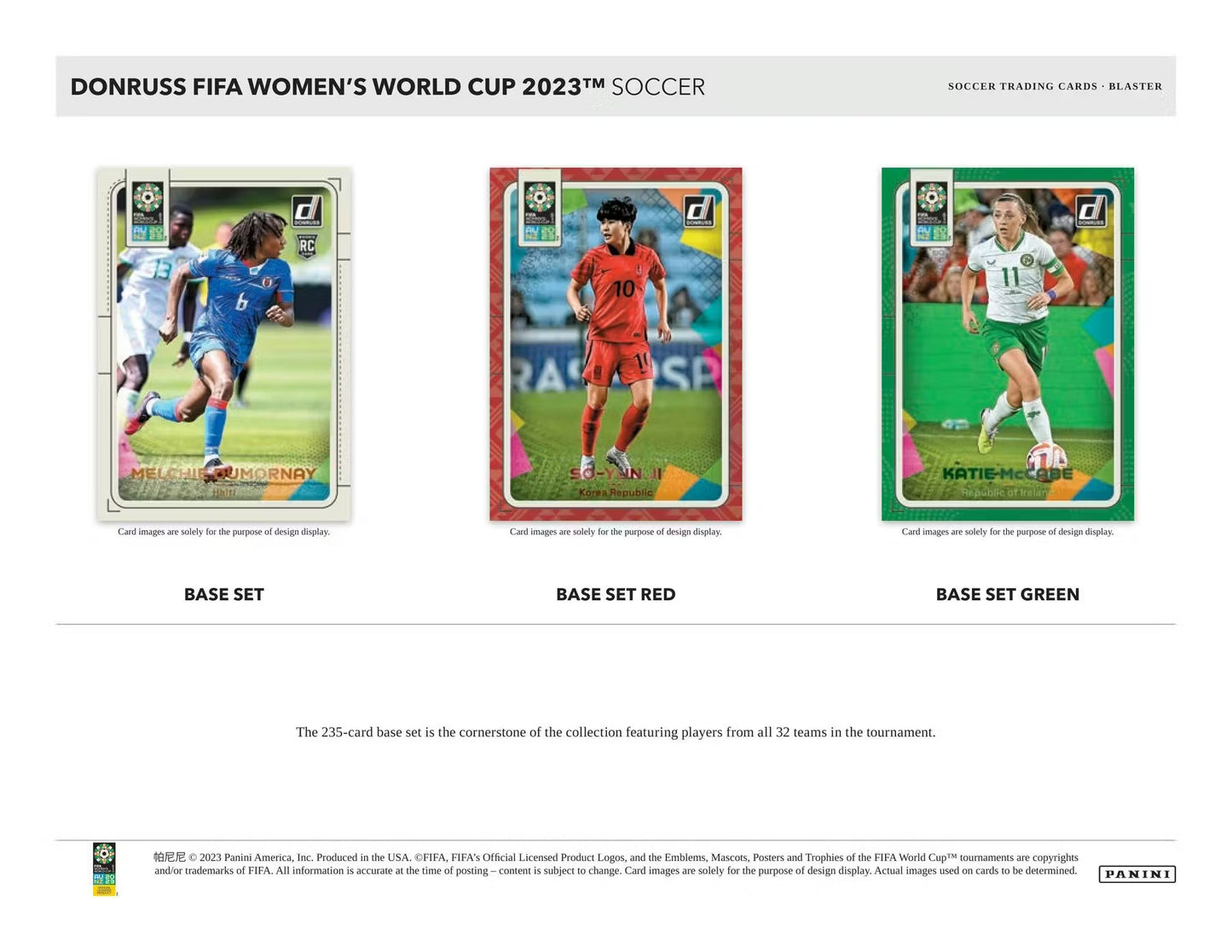 Panini Donruss Soccer 2023 FIFA Women's World Cup Blaster Box