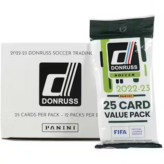 Panini Donruss 2022/23 Soccer Jumbo Value 12-Pack Box