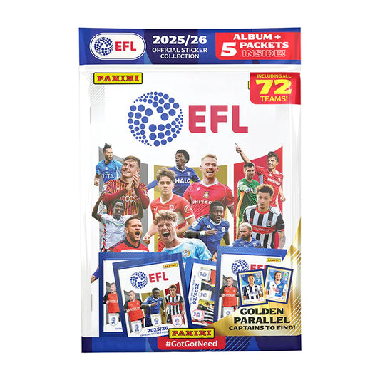 Panini EFL 2025/26 Sticker Collection Starter Pack