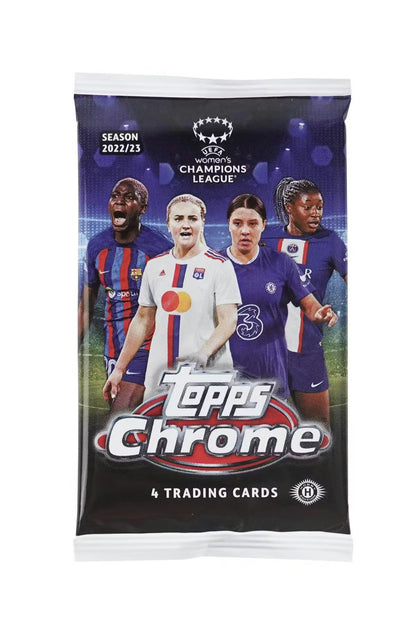 2022/23 Topps Chrome UEFA Women's Champions League Soccer Hobby Box