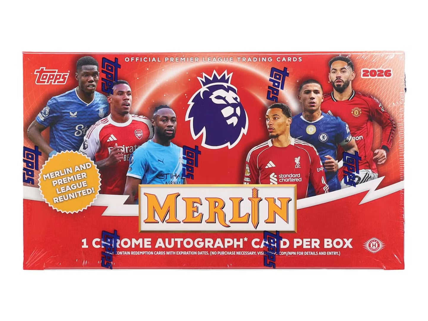 Topps Merlin 2025/26 Premier League EPL Soccer Hobby Box