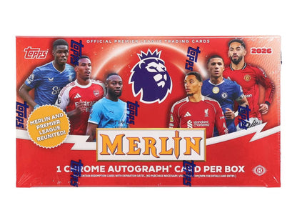 Topps Merlin 2025/26 Premier League EPL Soccer Hobby Box
