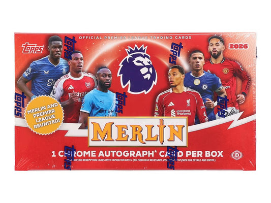 Topps Merlin 2025/26 Premier League EPL Soccer Hobby Box