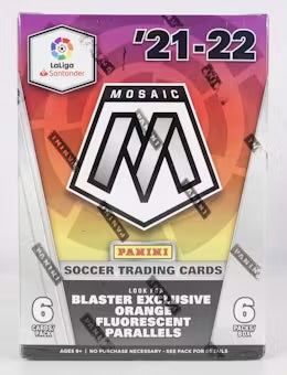 Panini 2021-22 Mosaic La Liga Soccer 6-Pack Blaster Box
