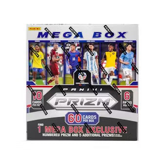 Panini Prizm 2024 Copa America Soccer Mega Box