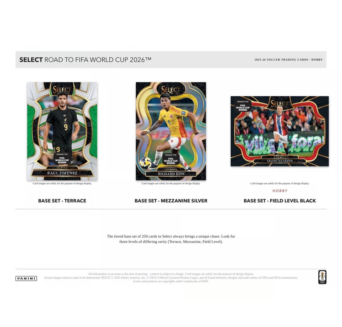 Panini 2026 FIFA Road to the World Cup Select Hobby Box