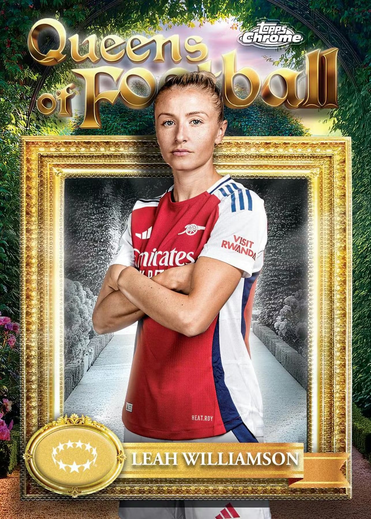 2024/25 Topps Chrome UEFA Women's Champions League Soccer 7-Pack Blaster Box