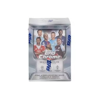 2025/26 Topps Chrome UEFA Club Competitions Soccer Blaster Box