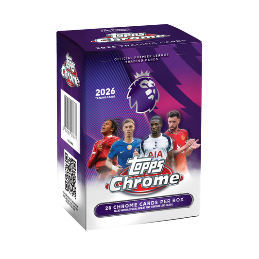 Topps Chrome® 2026 Premier League - Value Box - Presale Due 8th Feb
