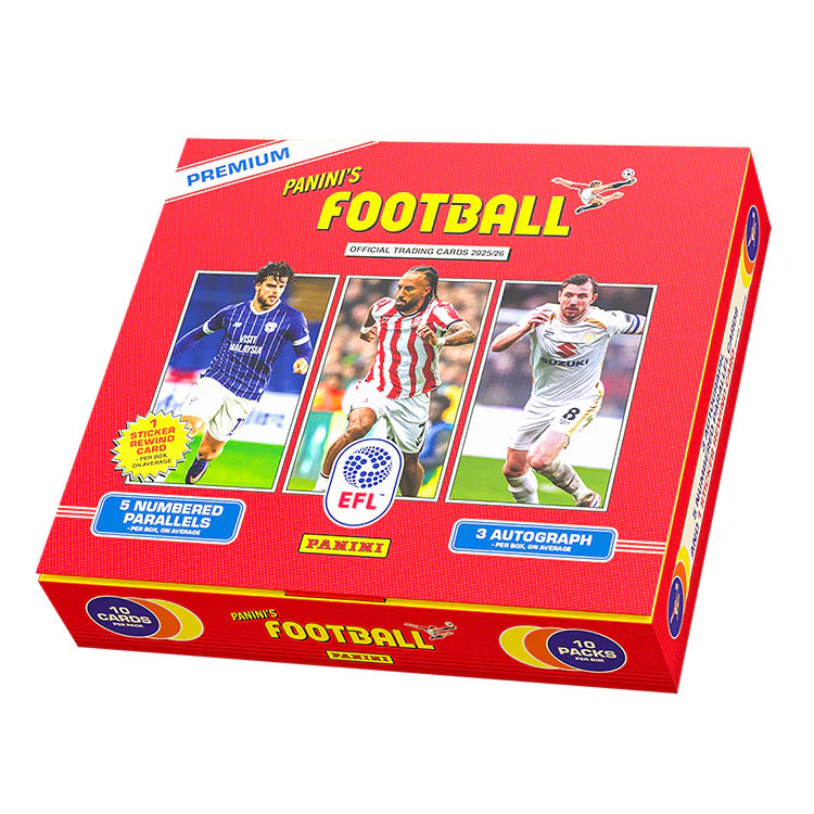 Panini's Football EFL 2025/26 Official Trading Cards Premium Box