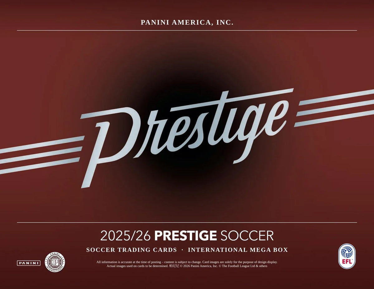 Panini Prestige 2025/26 EFL Soccer International Mega