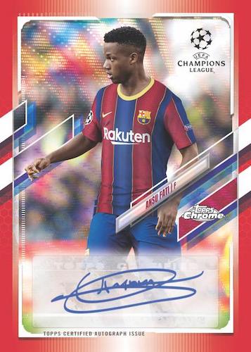 Topps Chrome 2020/21 UEFA Champions League Soccer Hobby Box